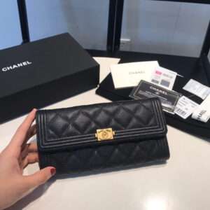Chanel Le Boy Series Flap Long Wallet