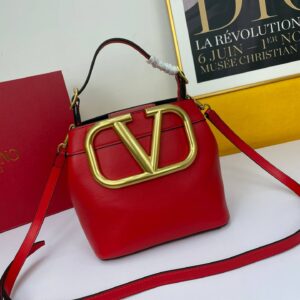 Valentino Garavani Supervee Leather Top Handle Bag
