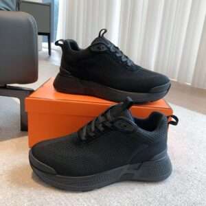 Hermes Bouncing Sneakers In Black Color