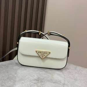 Prada Embleme Saffiano Shoulder Bag
