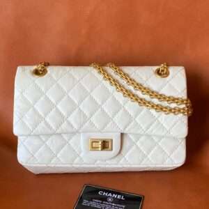Chanel 2.55 Pure White Bag