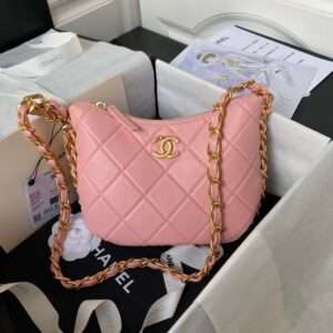 Chanel Hobo Bag Pink AS4443