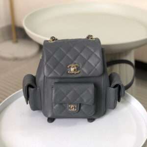 Chanel Backpack 23k AS4399 Gray