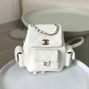Chanel Backpack 23k AS4399 White